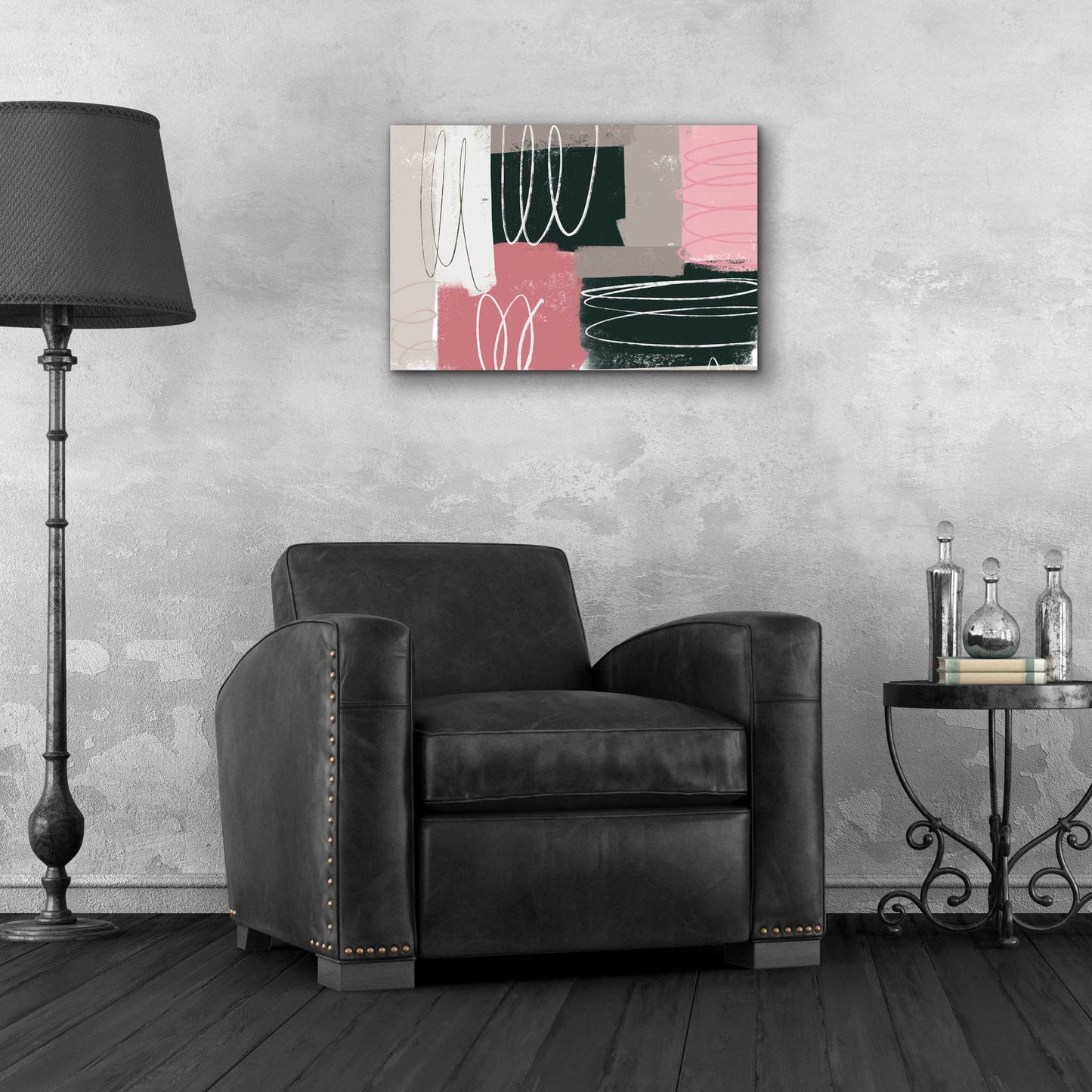 Epic Art 'Neopolitan' by Delores Naskrent Acrylic Glass Wall Art,24x16