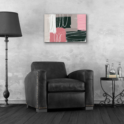 Epic Art 'Neopolitan' by Delores Naskrent Acrylic Glass Wall Art,24x16