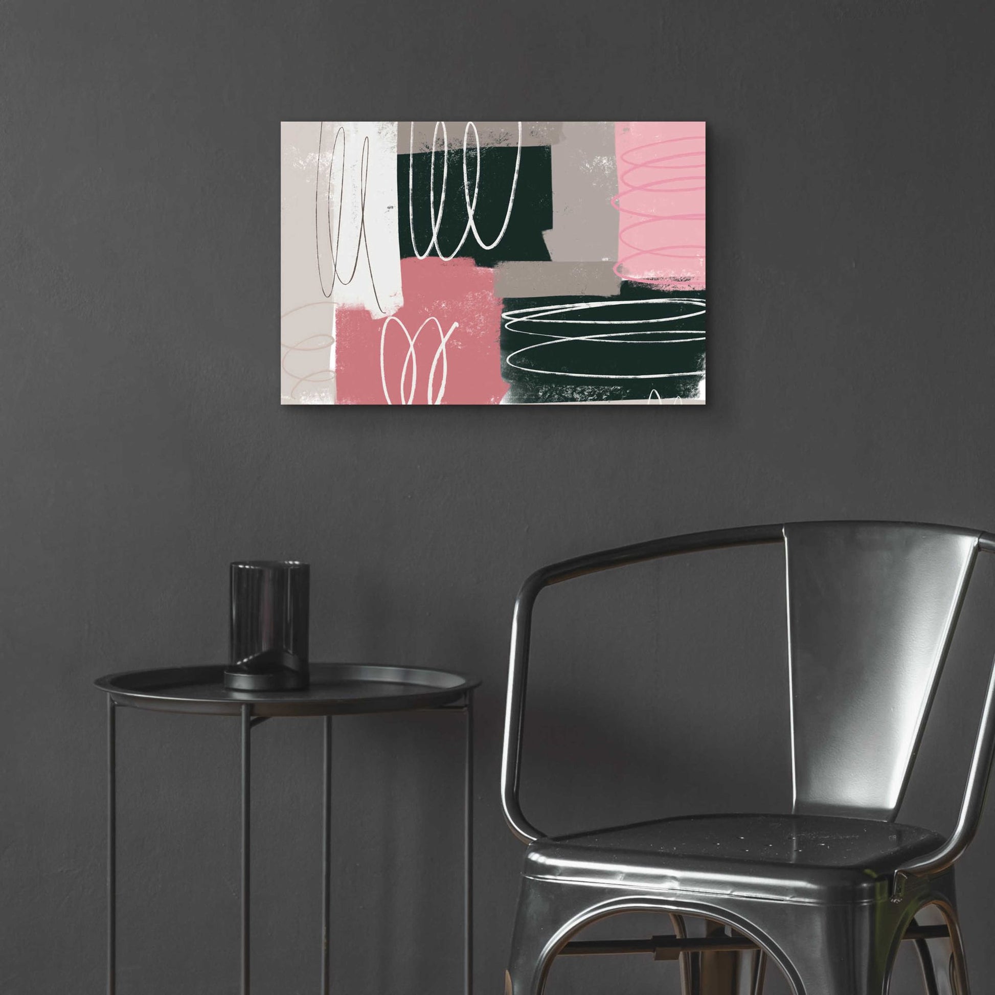 Epic Art 'Neopolitan' by Delores Naskrent Acrylic Glass Wall Art,24x16