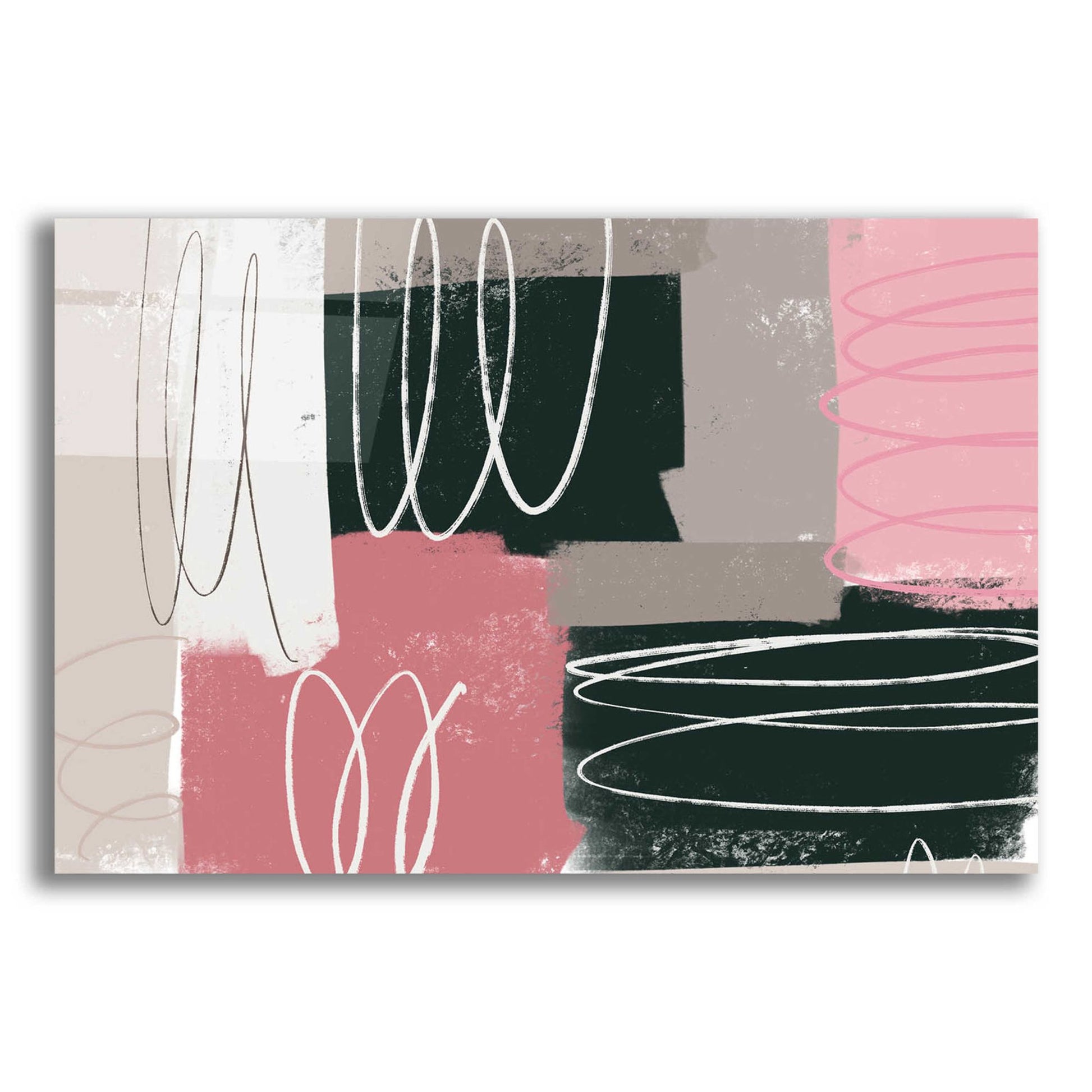 Epic Art 'Neopolitan' by Delores Naskrent Acrylic Glass Wall Art,24x16
