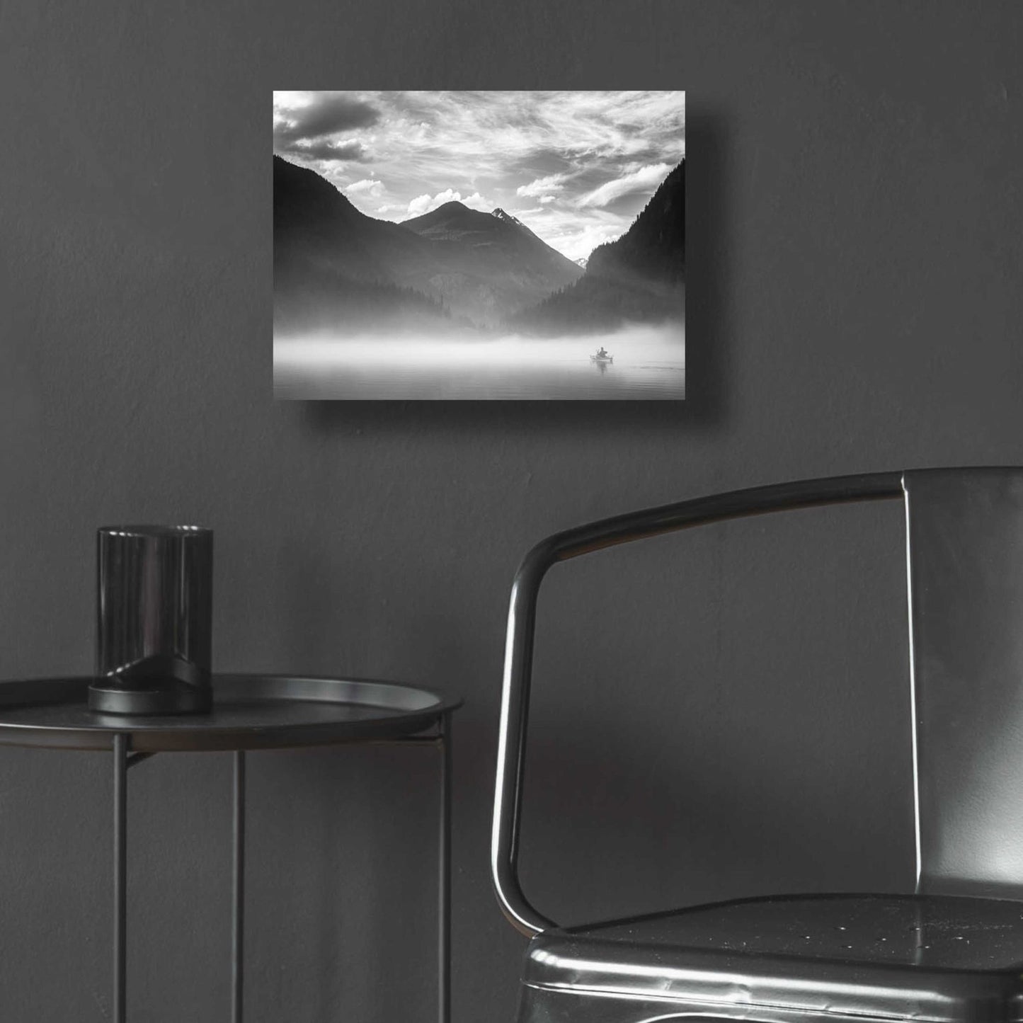 Epic Art  'Paddling Into The Mist II'  by Don Schwartz, Acrylic Glass Wall Art,16x12