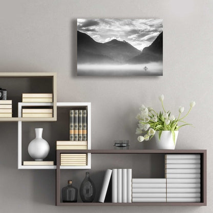 Epic Art  'Paddling Into The Mist II'  by Don Schwartz, Acrylic Glass Wall Art,24x16