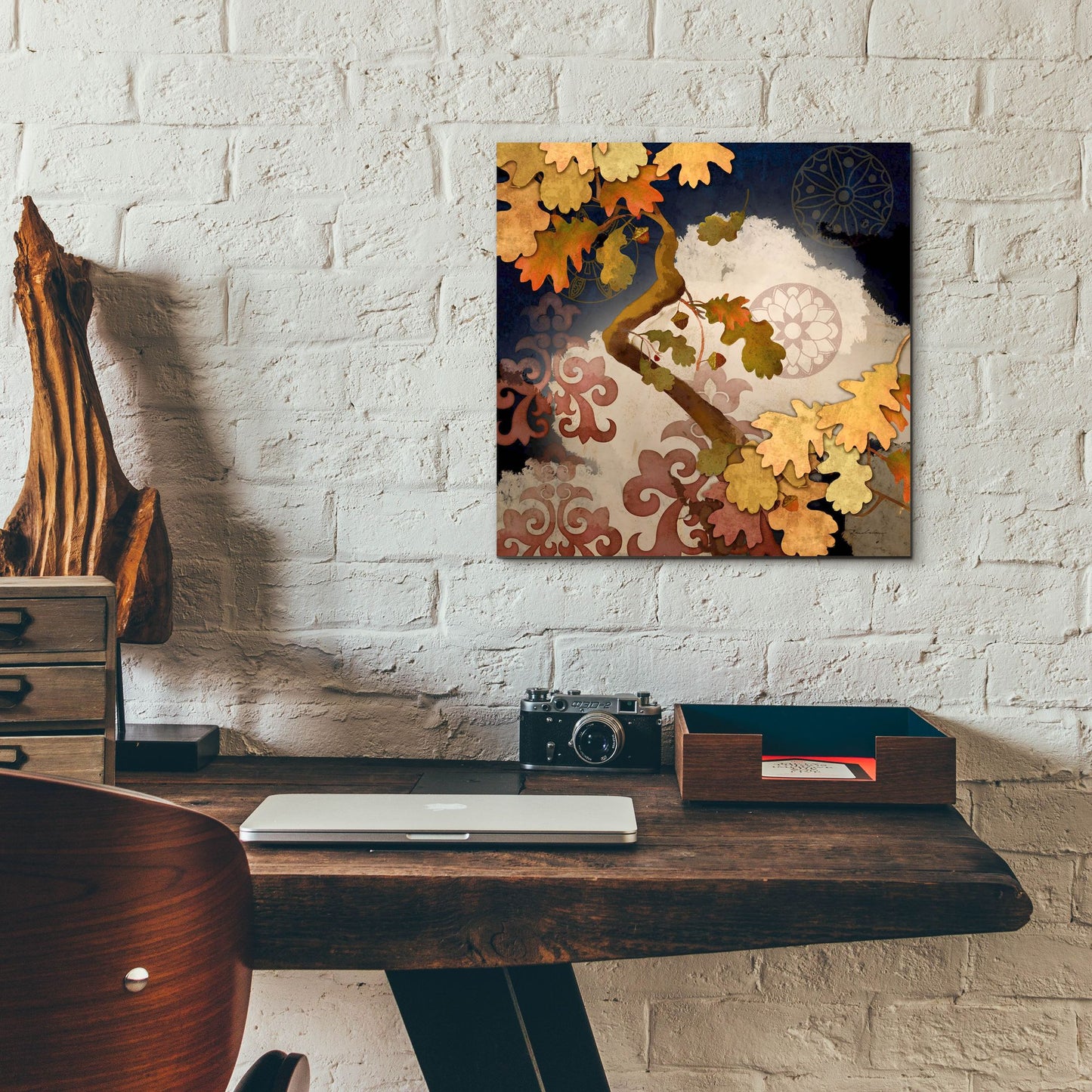 Epic Art 'Clouding Autumn Night' by Evelia Designs Acrylic Glass Wall Art,12x12