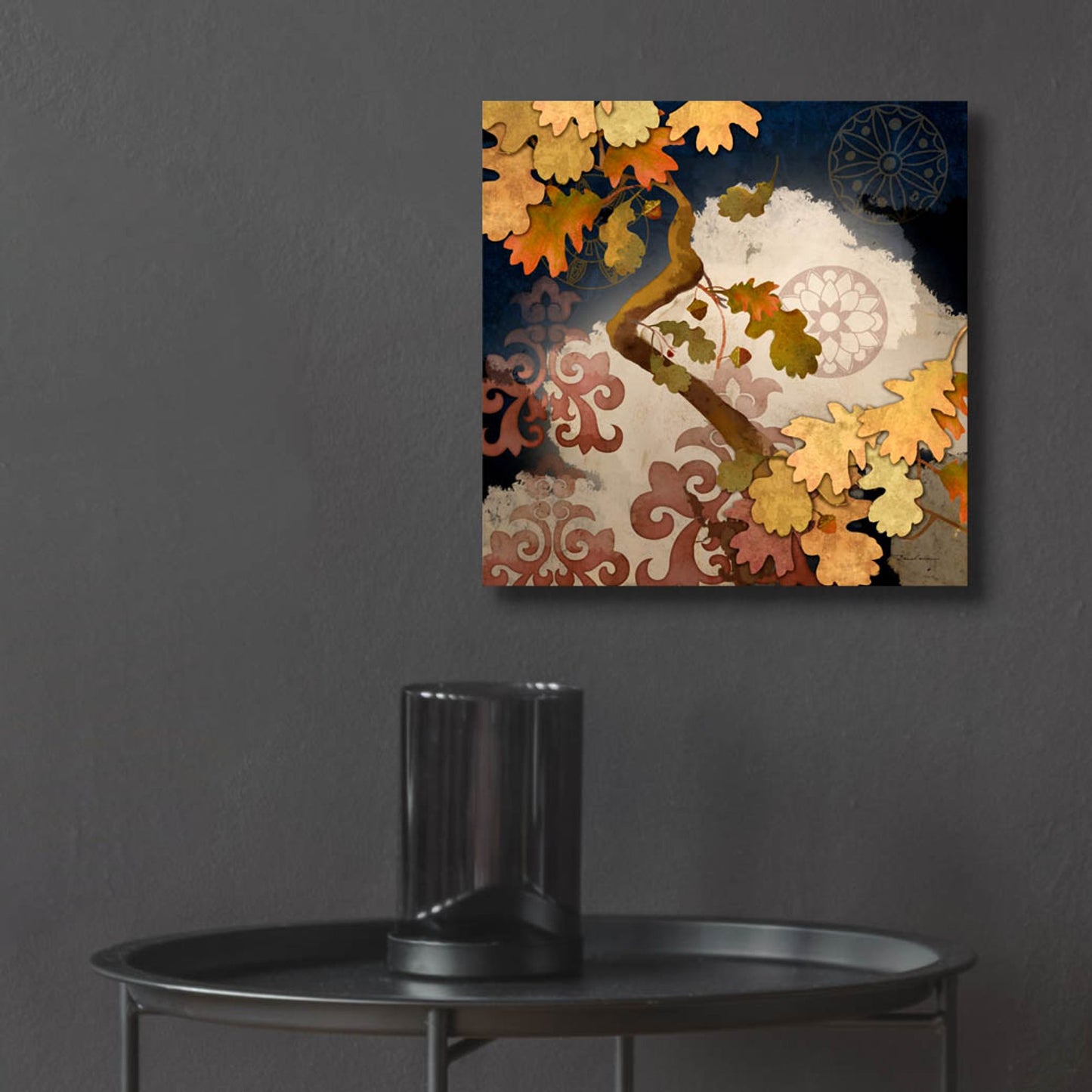 Epic Art 'Clouding Autumn Night' by Evelia Designs Acrylic Glass Wall Art,12x12