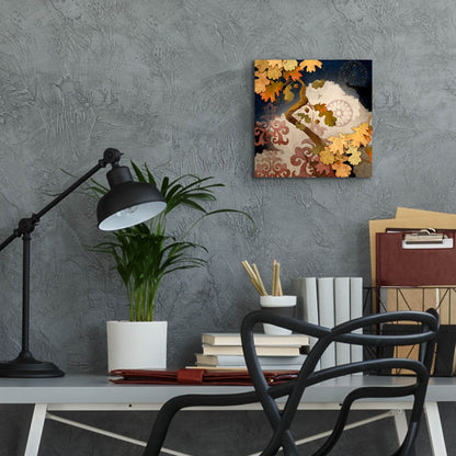 Epic Art 'Clouding Autumn Night' by Evelia Designs Acrylic Glass Wall Art,12x12