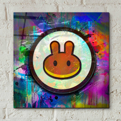 Epic Art 'Pancake Swap Crypto' by Epic Art Portfolio, Acrylic Glass Wall Art,12x12