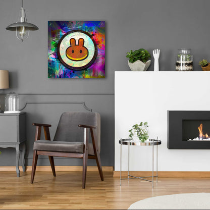 Epic Art 'Pancake Swap Crypto' by Epic Art Portfolio, Acrylic Glass Wall Art,24x24