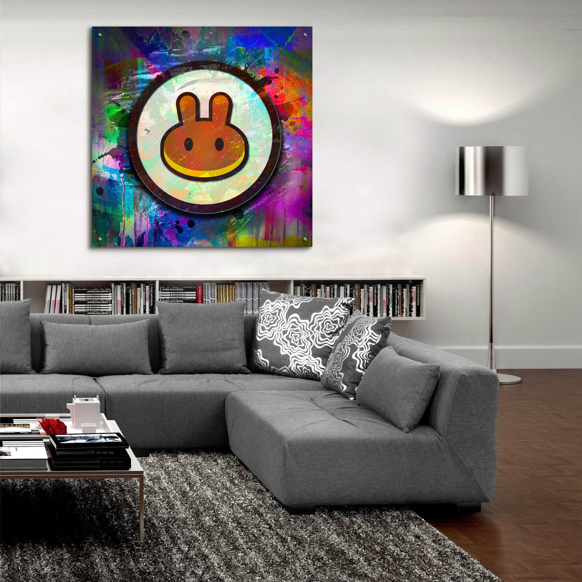 Epic Art 'Pancake Swap Crypto' by Epic Art Portfolio, Acrylic Glass Wall Art,36x36