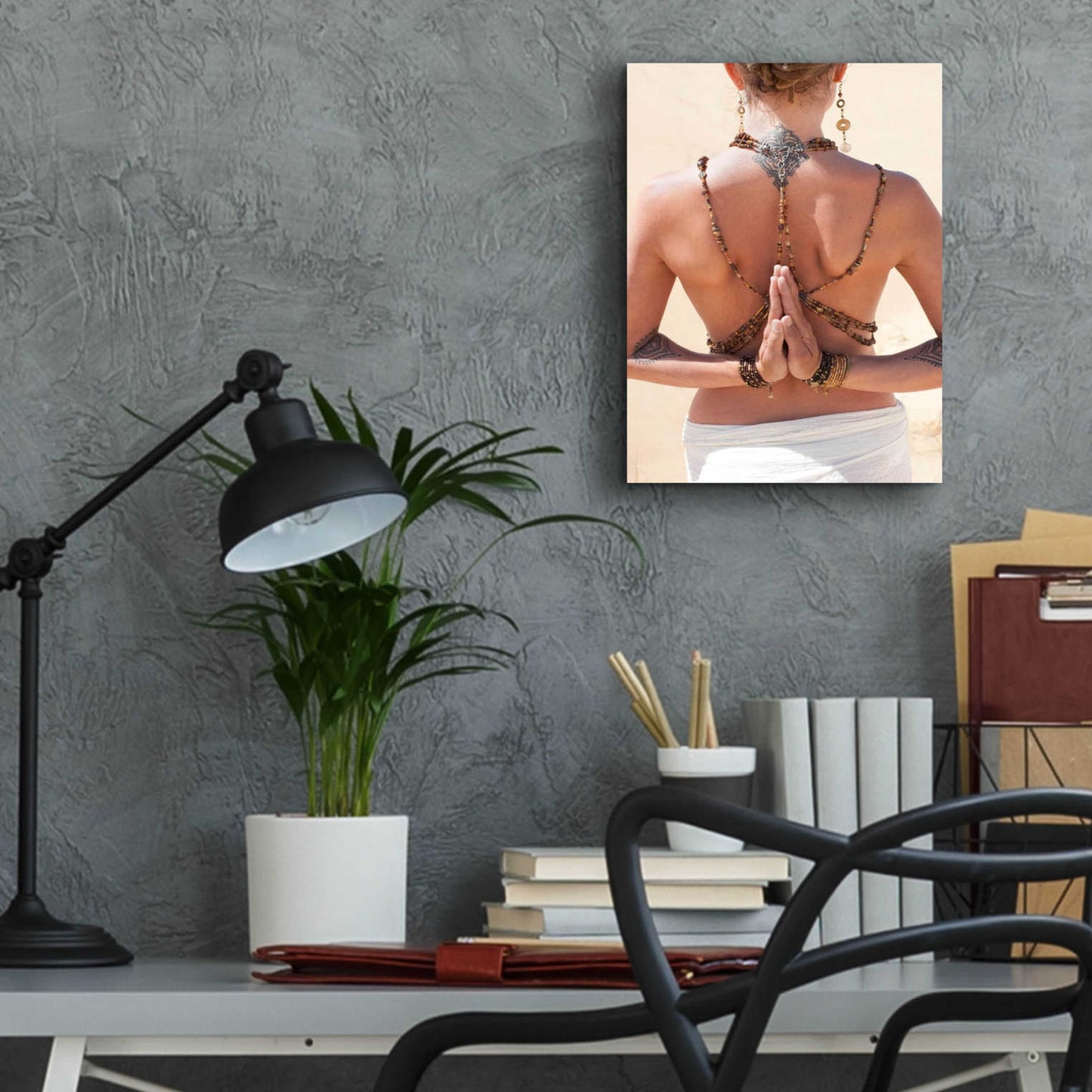 Epic Art 'Body Mind And Spirit' by Elena Ray, Acrylic Glass Wall Art,12x16