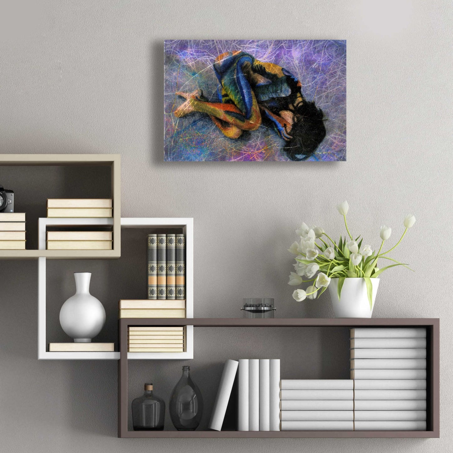 Epic Art 'Custom' by Elena Ray, Acrylic Glass Wall Art,24x16