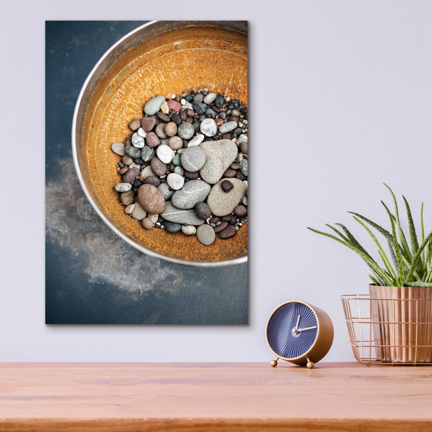 Epic Art 'Elemental' by Elena Ray, Acrylic Glass Wall Art,12x16