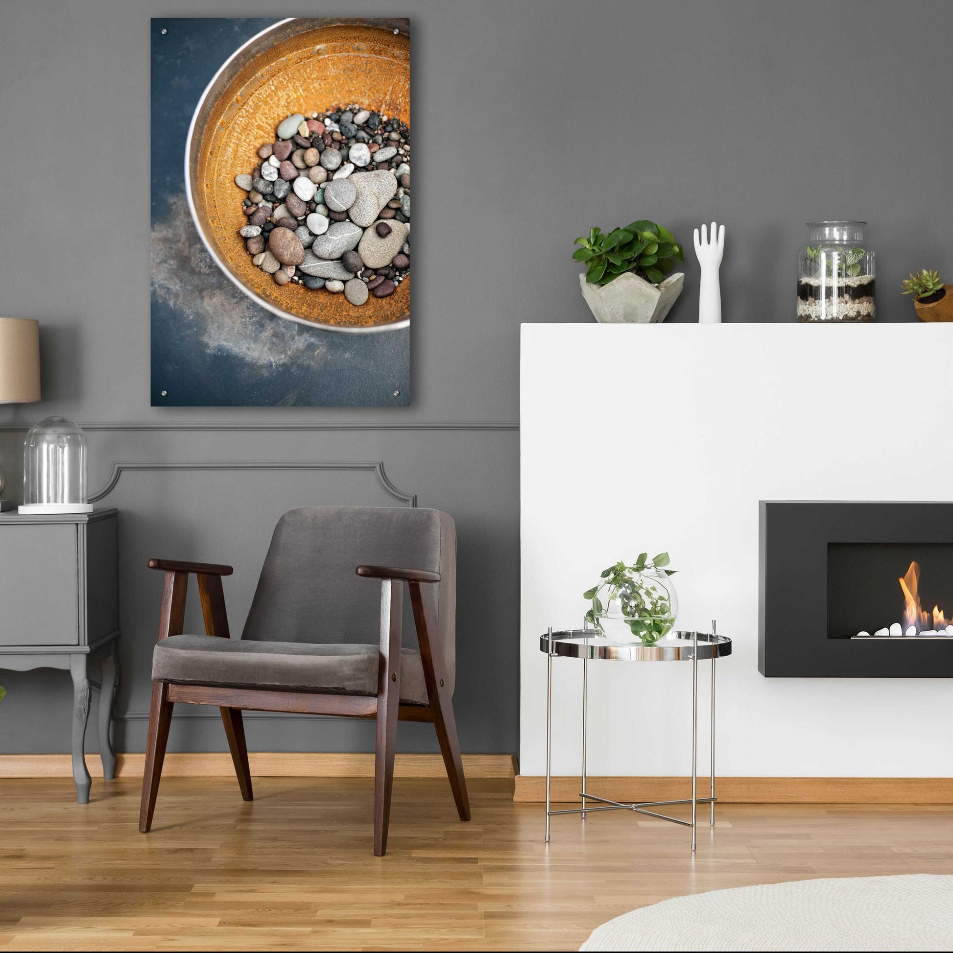 Epic Art 'Elemental' by Elena Ray, Acrylic Glass Wall Art,24x36