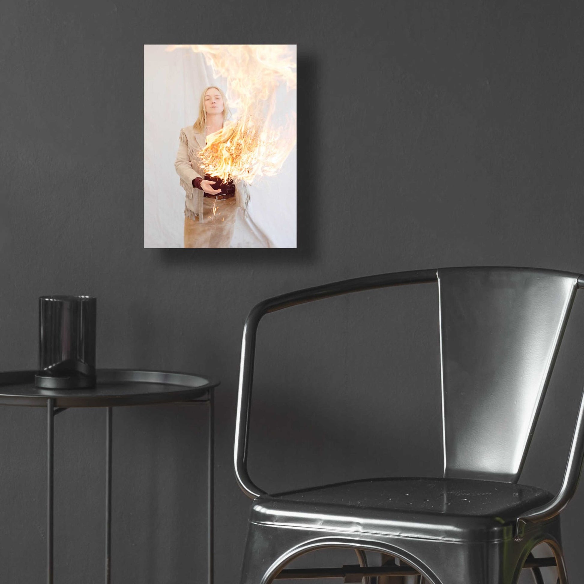 Epic Art 'The Presence of Fire' by Elena Ray, Acrylic Glass Wall Art,12x16