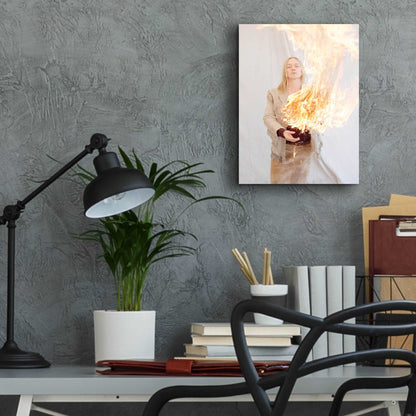 Epic Art 'The Presence of Fire' by Elena Ray, Acrylic Glass Wall Art,12x16