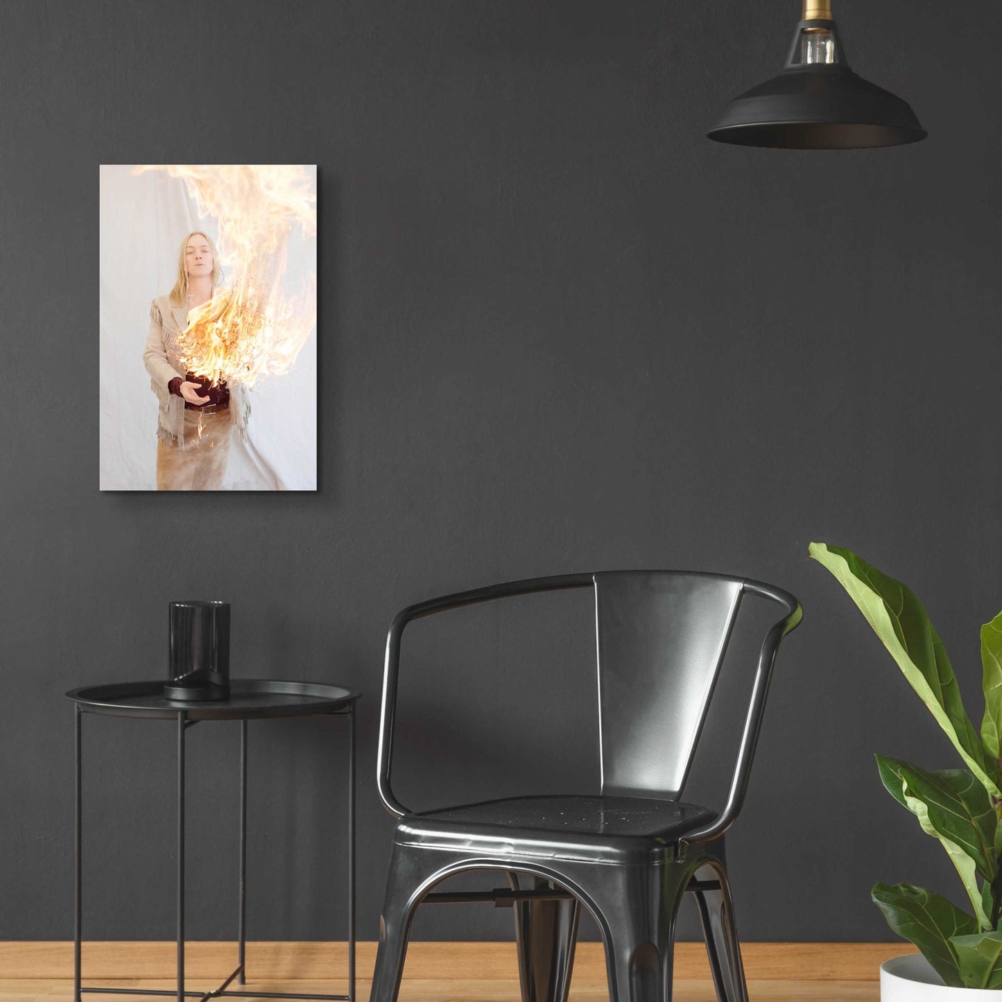 Epic Art 'The Presence of Fire' by Elena Ray, Acrylic Glass Wall Art,16x24