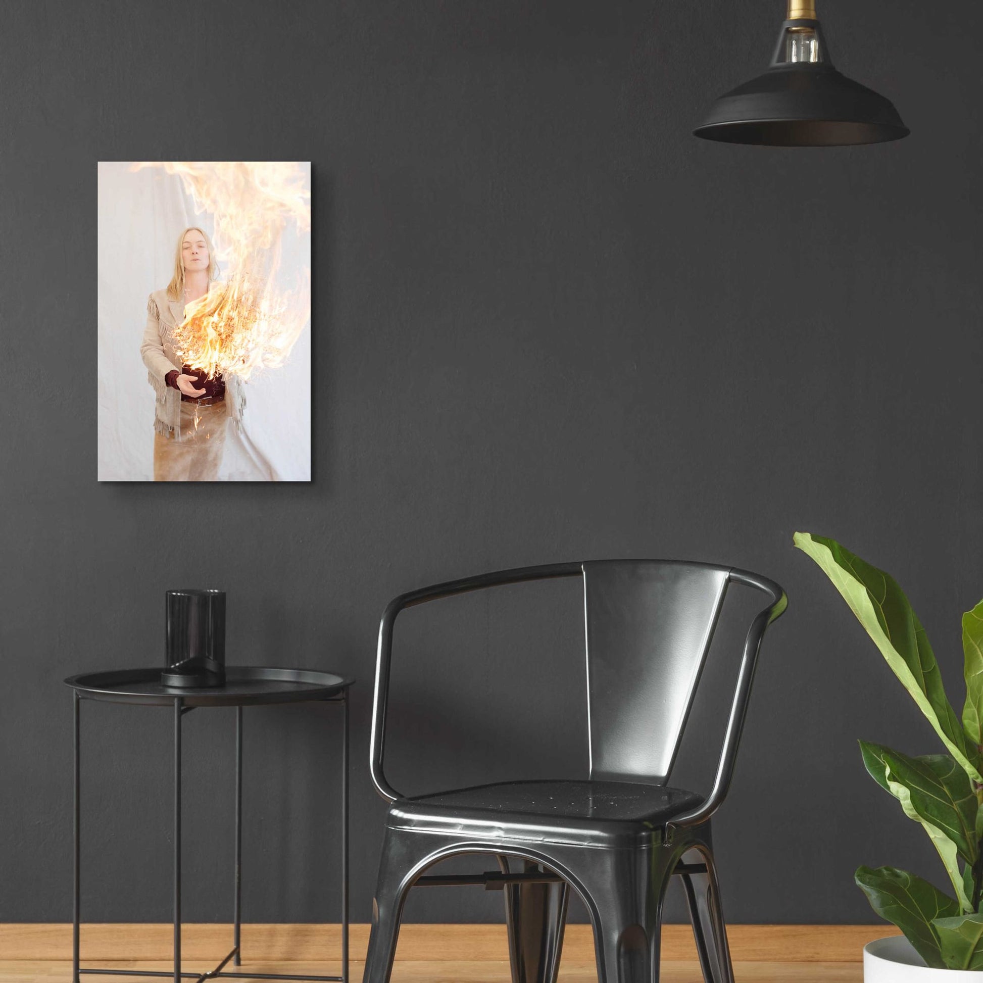 Epic Art 'The Presence of Fire' by Elena Ray, Acrylic Glass Wall Art,16x24