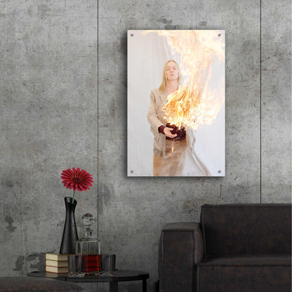 Epic Art 'The Presence of Fire' by Elena Ray, Acrylic Glass Wall Art,24x36