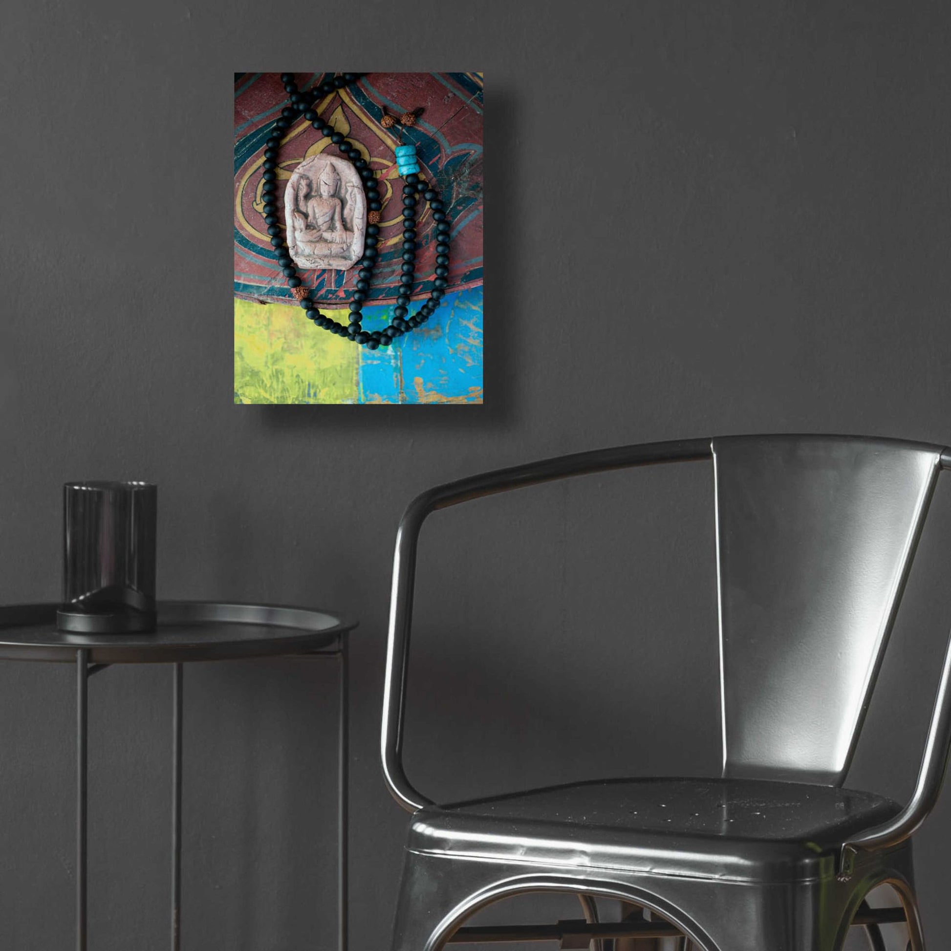 Epic Art 'Mala Beads Yogi' by Elena Ray, Acrylic Glass Wall Art,12x16