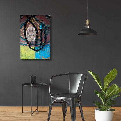 Epic Art 'Mala Beads Yogi' by Elena Ray, Acrylic Glass Wall Art,24x36