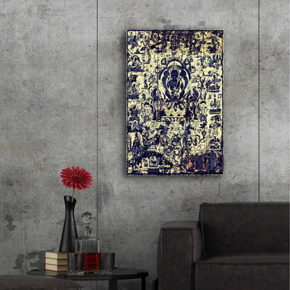 Epic Art 'Buddha Grunge Mandala Remix' by Elena Ray, Acrylic Glass Wall Art,24x36