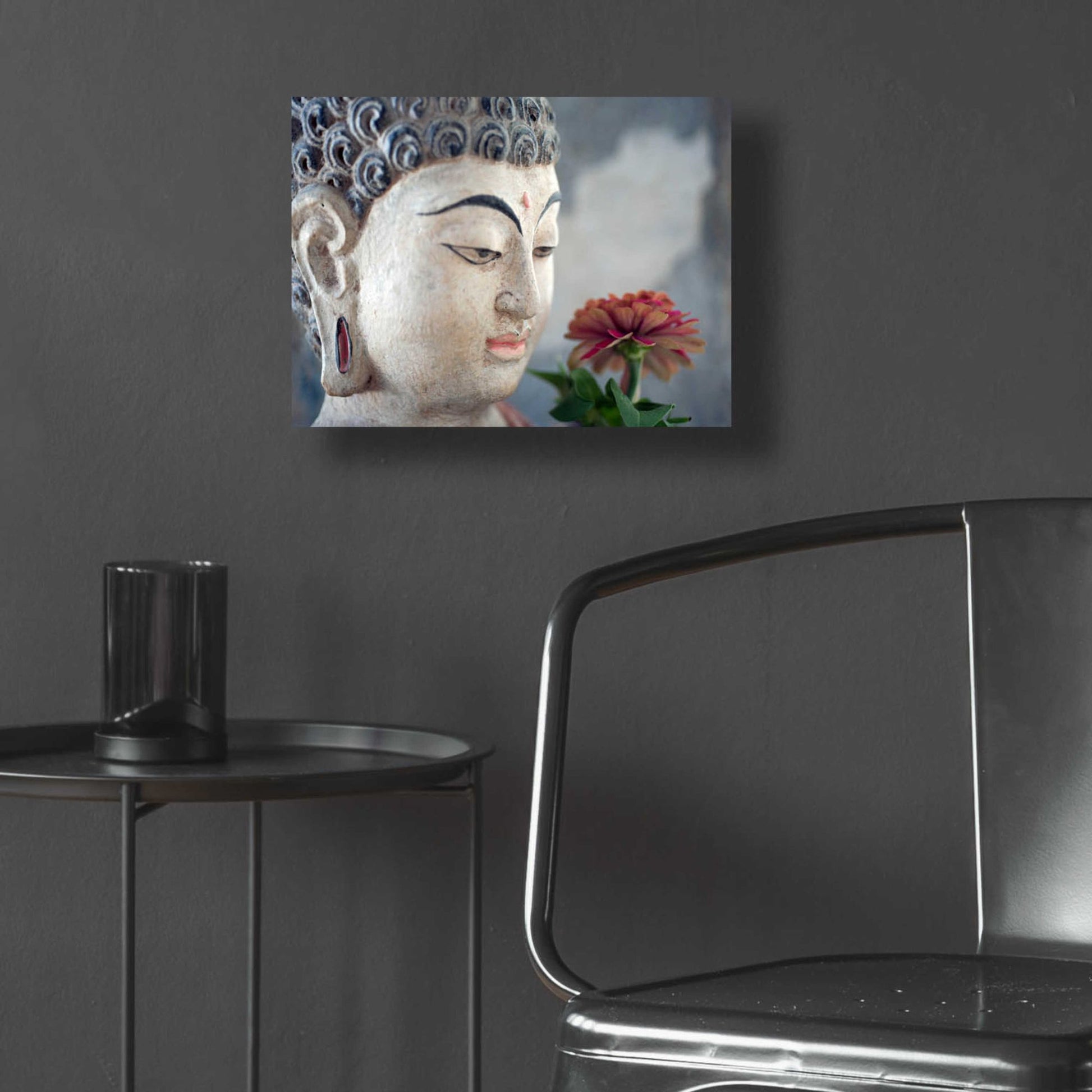 Epic Art 'Buddha Flower' by Elena Ray, Acrylic Glass Wall Art,16x12