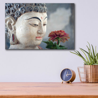 Epic Art 'Buddha Flower' by Elena Ray, Acrylic Glass Wall Art,16x12