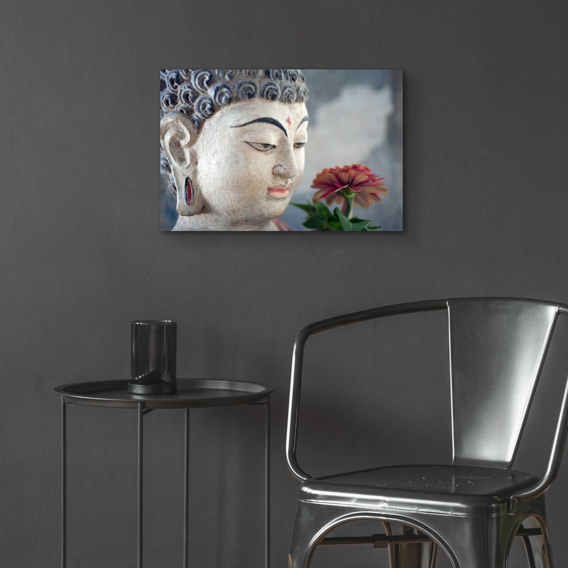 Epic Art 'Buddha Flower' by Elena Ray, Acrylic Glass Wall Art,24x16