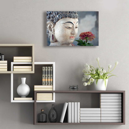 Epic Art 'Buddha Flower' by Elena Ray, Acrylic Glass Wall Art,24x16