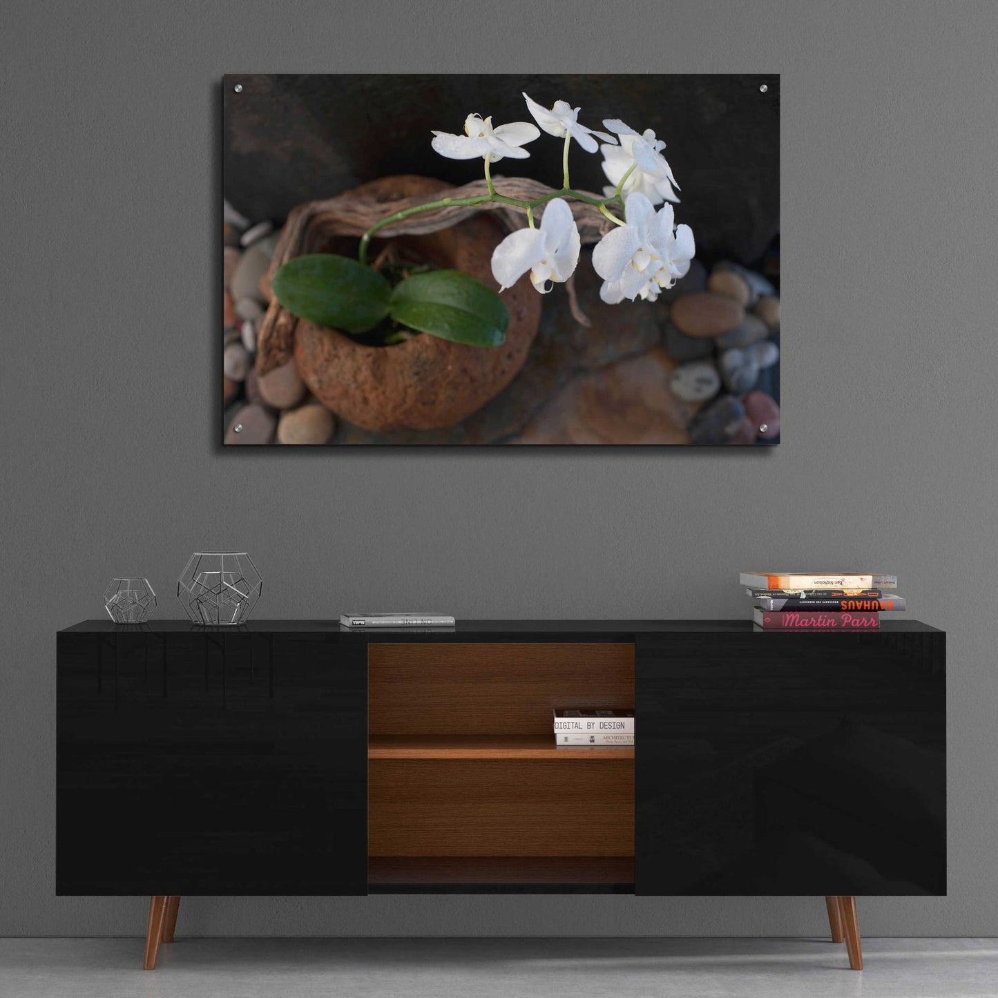 Epic Art 'Orchid Flowers' by Elena Ray, Acrylic Glass Wall Art,36x24