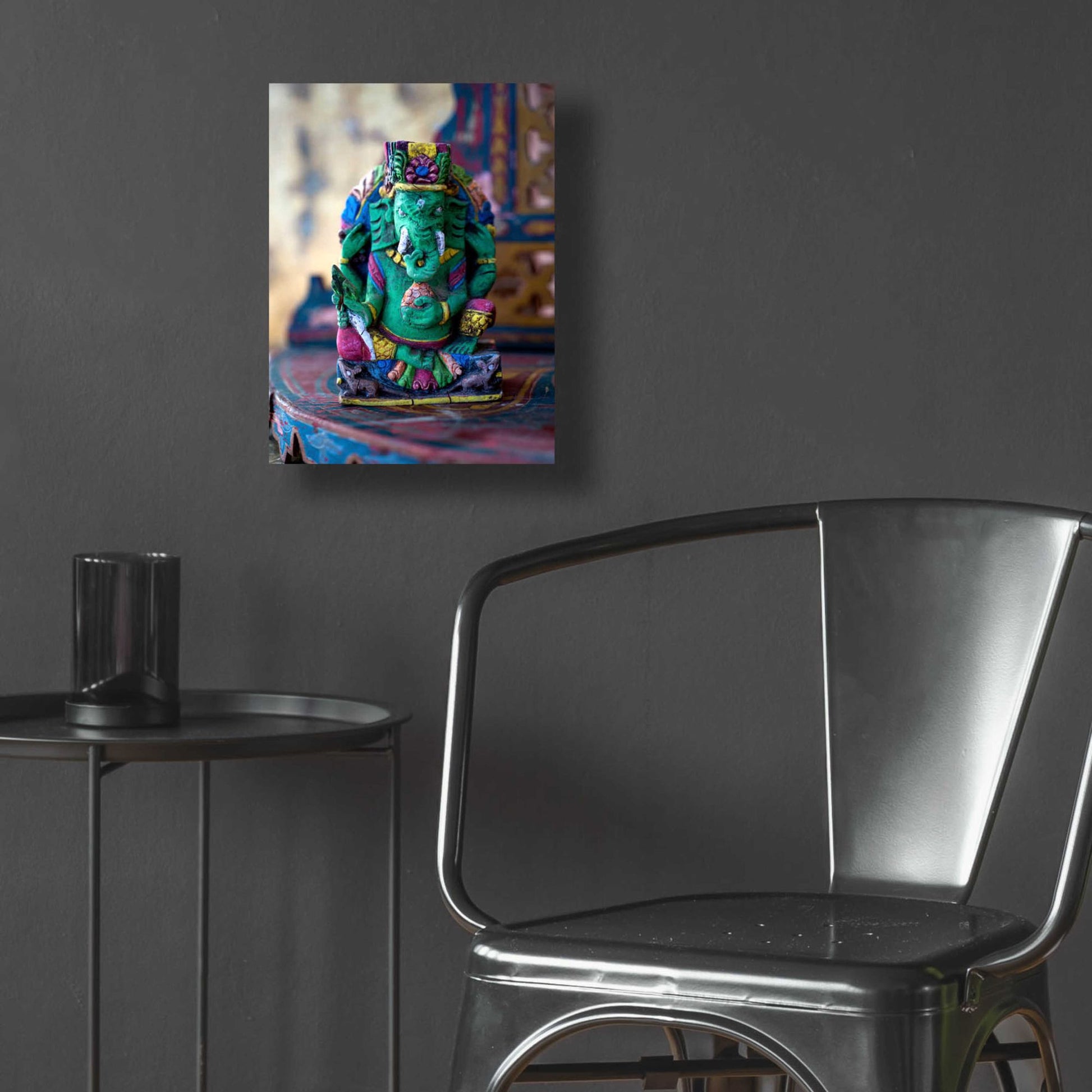 Epic Art 'Ganesha Yoga Altar' by Elena Ray, Acrylic Glass Wall Art,12x16