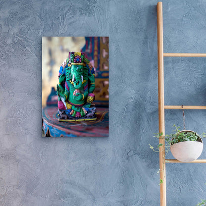 Epic Art 'Ganesha Yoga Altar' by Elena Ray, Acrylic Glass Wall Art,16x24