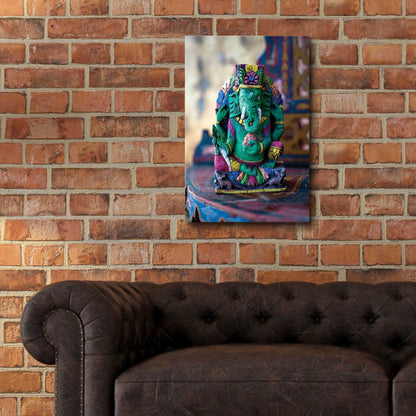 Epic Art 'Ganesha Yoga Altar' by Elena Ray, Acrylic Glass Wall Art,16x24