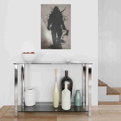 Epic Art "Apocalypse Hunter" by Nicklas Gustafsson, on Brushed Aluminum