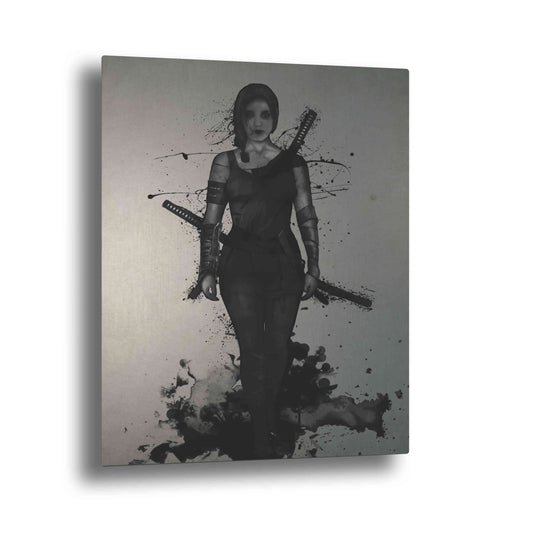 Epic Art "Onna Bugeisha" by Nicklas Gustafsson, on Brushed Aluminum