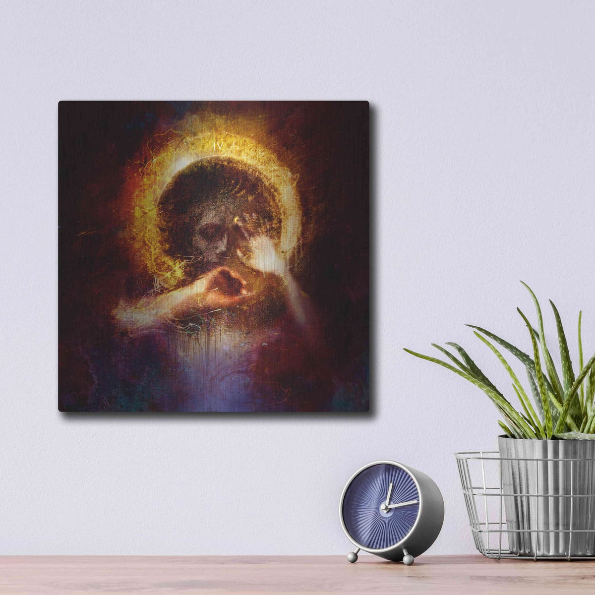 'Further' by Mario Sanchez Nevado – Metal Wall Art, 12x12 room view