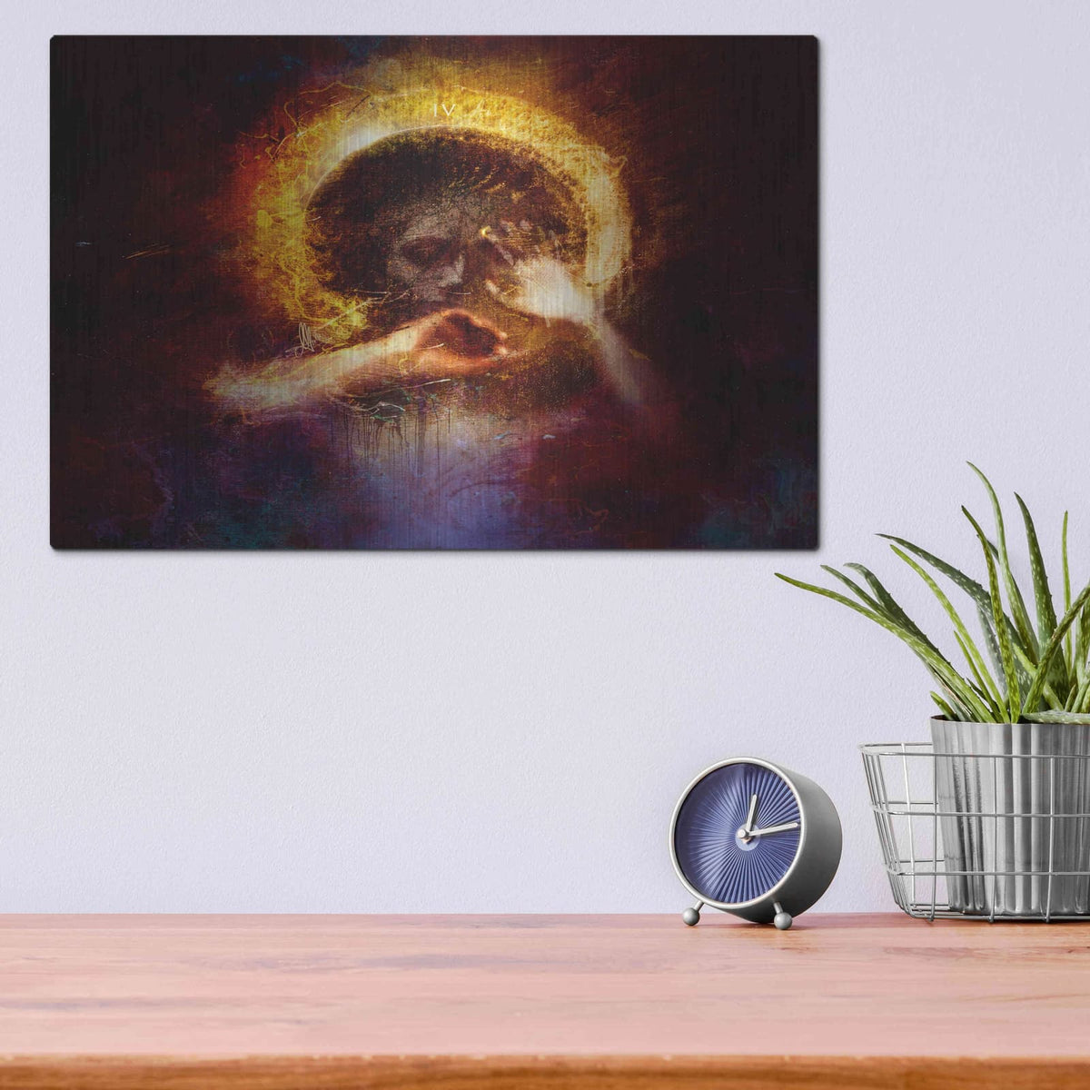 'Further' by Mario Sanchez Nevado – Metal Wall Art, 16x12 room view