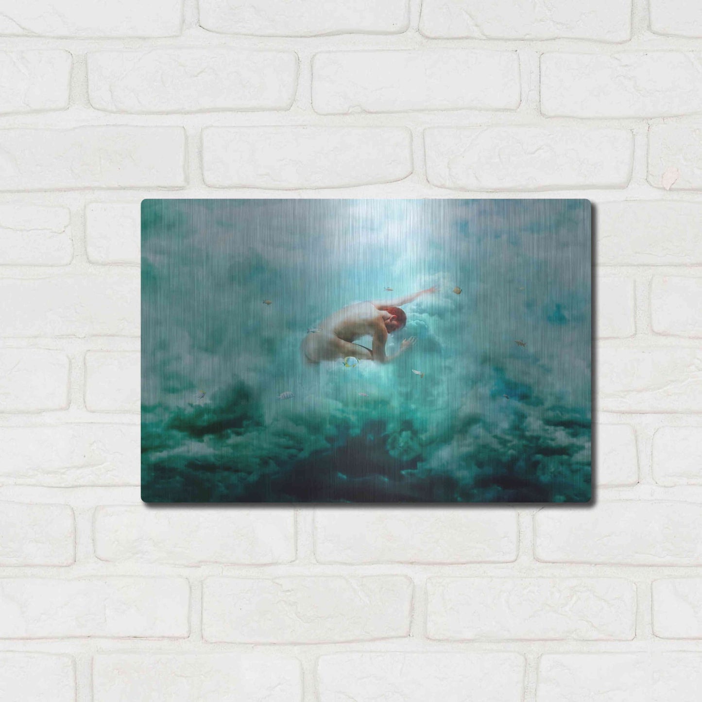 Luxe Metal Art 'Heaven & Alchemy' by Mario Sanchez Nevado, Metal Wall Art,16x12