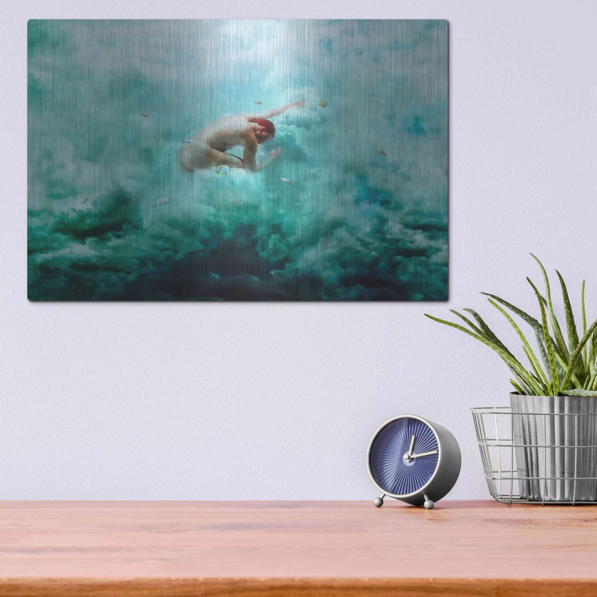 'Heaven & Alchemy' by Mario Sanchez Nevado – Metal Wall Art, 16x12 room view
