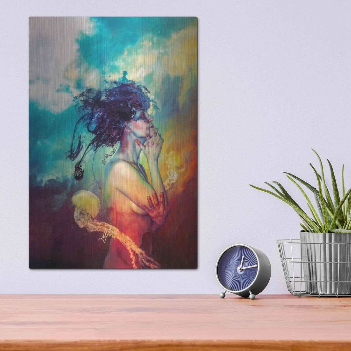 'Medea' by Mario Sanchez Nevado – Metal Wall Art, 12x16 room view