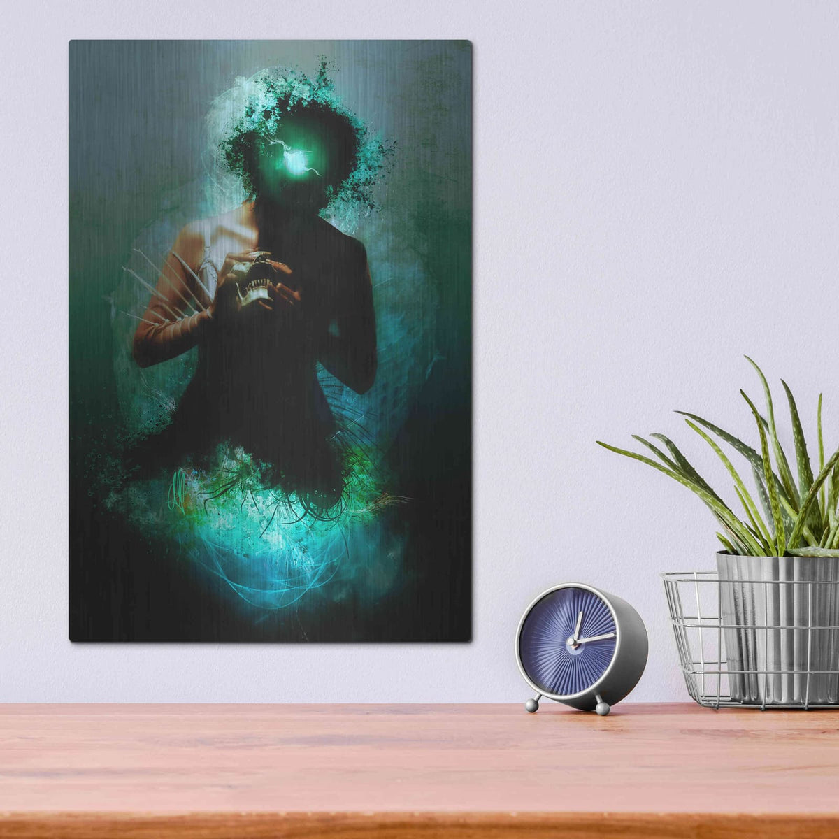 'Memento Mori' by Mario Sanchez Nevado – Metal Wall Art, 12x16 room view