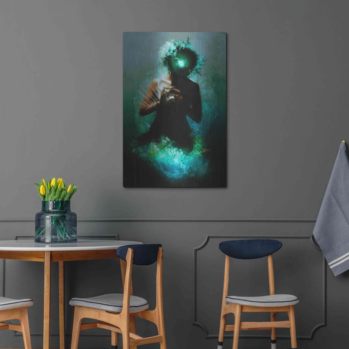 'Memento Mori' by Mario Sanchez Nevado – Metal Wall Art, 24x36 room view