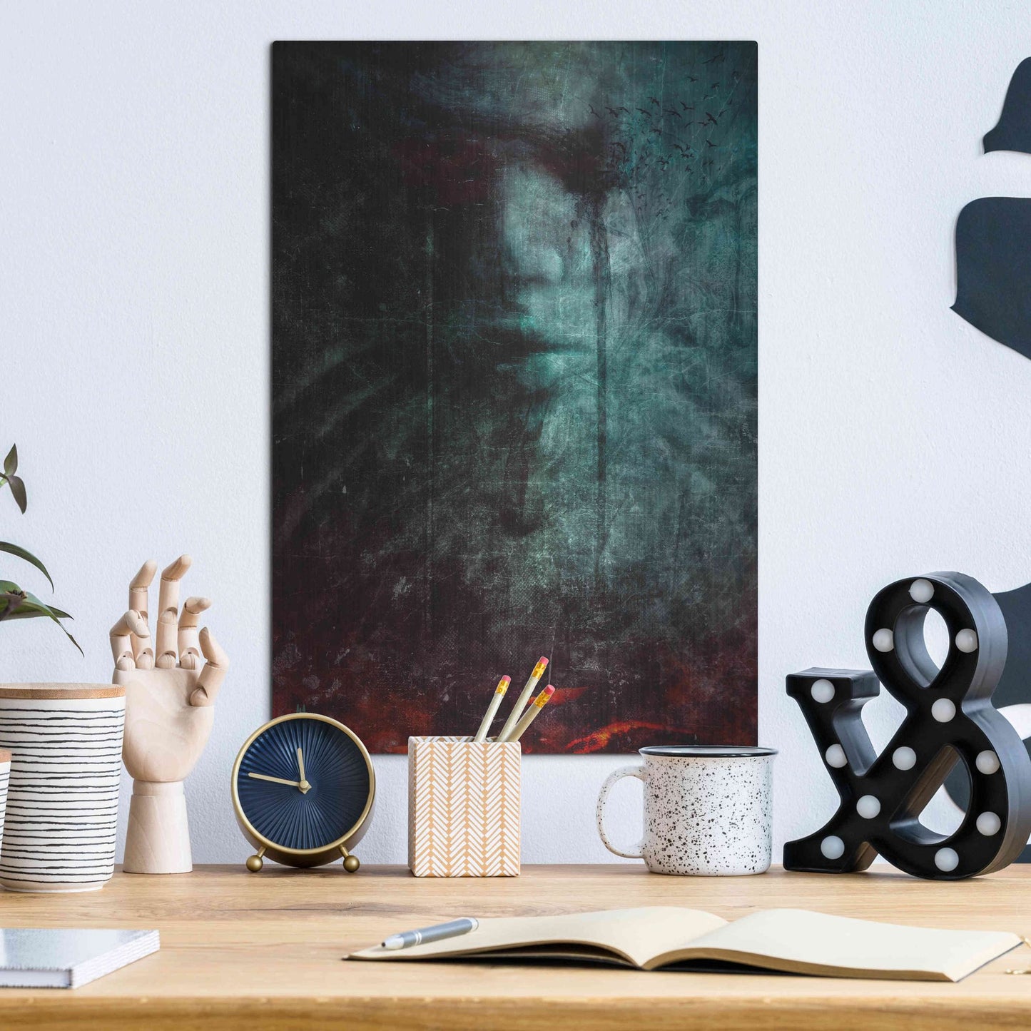 Luxe Metal Art 'Souvenirs' by Mario Sanchez Nevado, Metal Wall Art,12x16