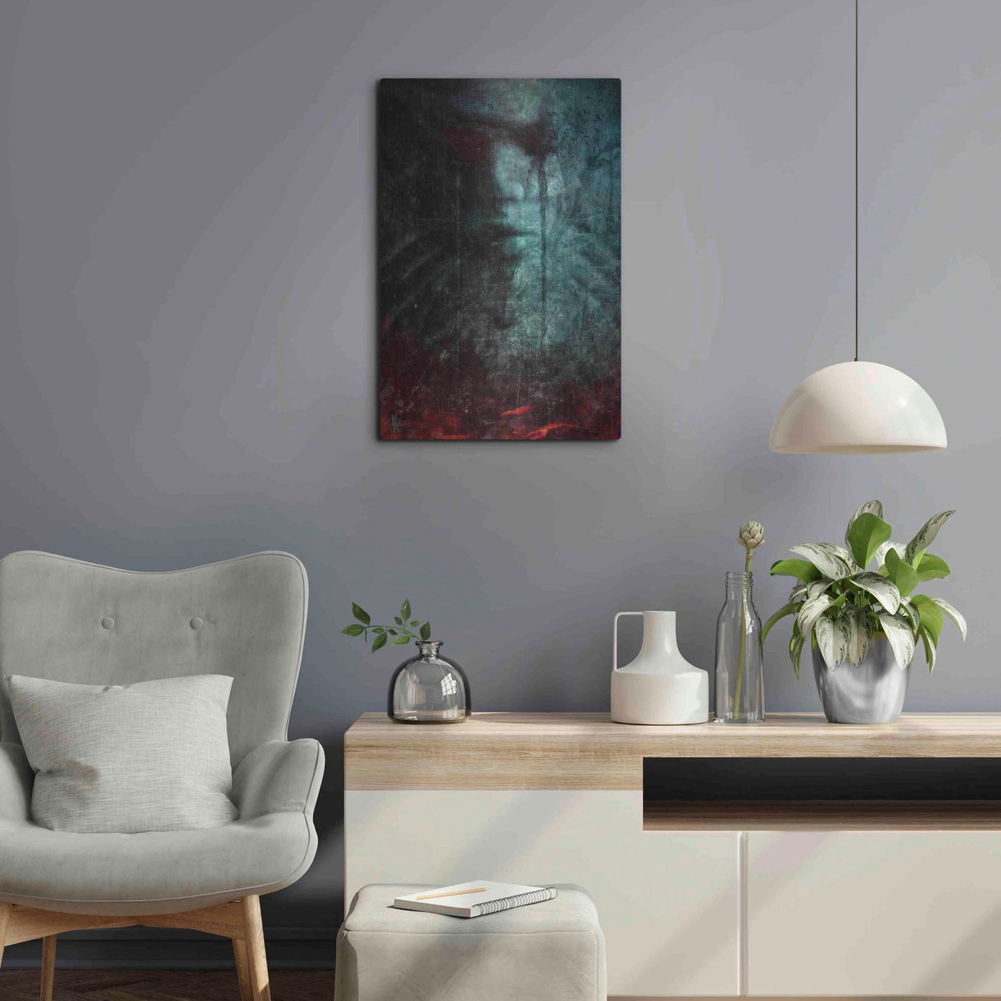 Luxe Metal Art 'Souvenirs' by Mario Sanchez Nevado, Metal Wall Art,16x24