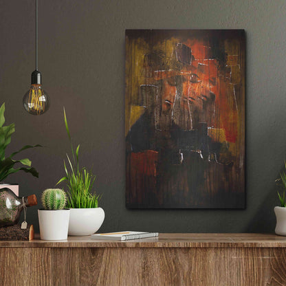 Luxe Metal Art 'Test For Deconstruction Iv' by Mario Sanchez Nevado, Metal Wall Art,12x16