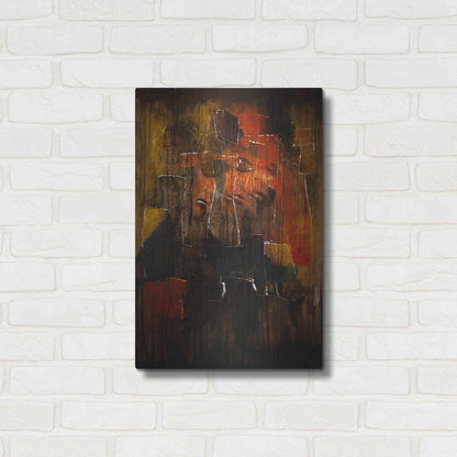 Luxe Metal Art 'Test For Deconstruction Iv' by Mario Sanchez Nevado, Metal Wall Art,16x24