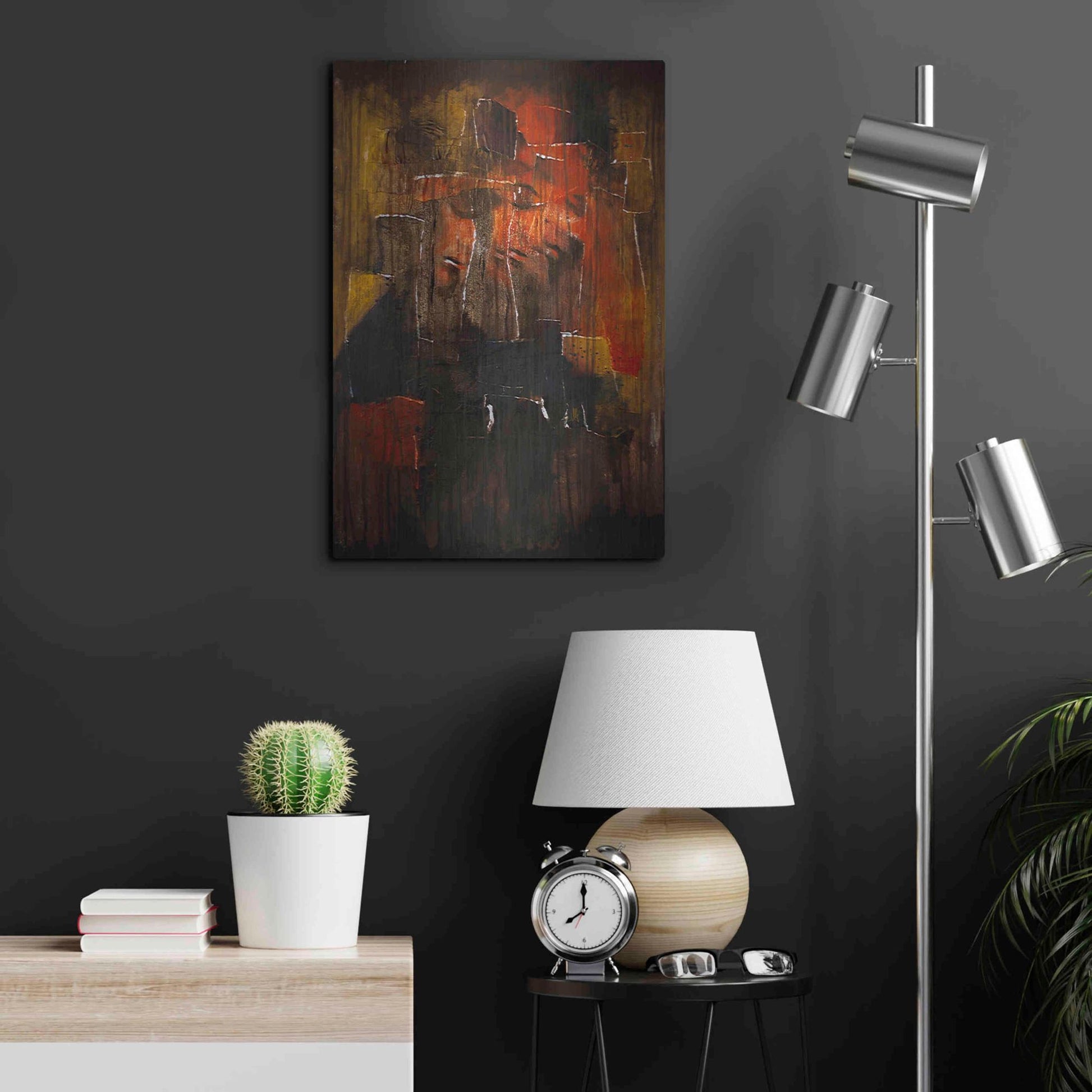 Luxe Metal Art 'Test For Deconstruction Iv' by Mario Sanchez Nevado, Metal Wall Art,16x24