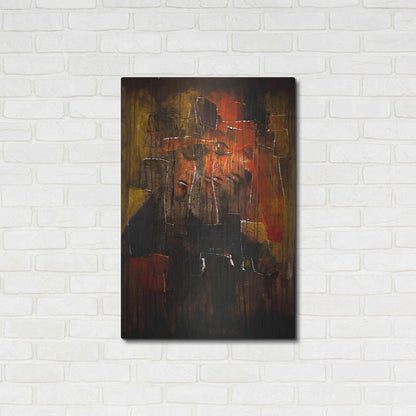 Luxe Metal Art 'Test For Deconstruction Iv' by Mario Sanchez Nevado, Metal Wall Art,24x36