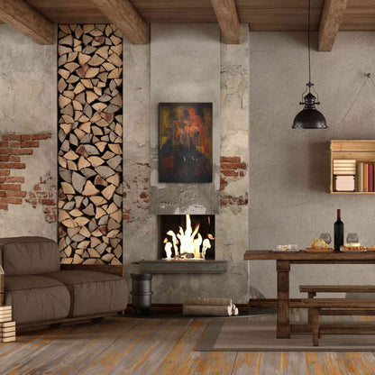 Luxe Metal Art 'Test For Deconstruction Iv' by Mario Sanchez Nevado, Metal Wall Art,24x36