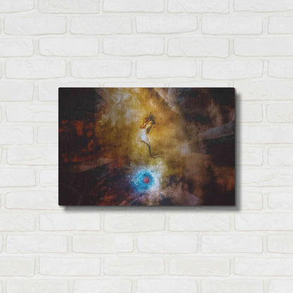 Luxe Metal Art 'The Sufferer' by Mario Sanchez Nevado, Metal Wall Art,24x16