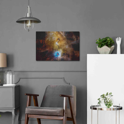 Luxe Metal Art 'The Sufferer' by Mario Sanchez Nevado, Metal Wall Art,24x16